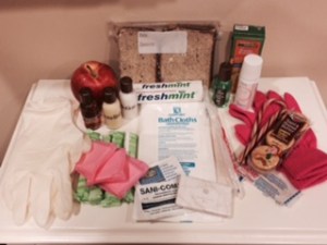 Homeless Helper Bag contents. © Jessica L. Gardner.