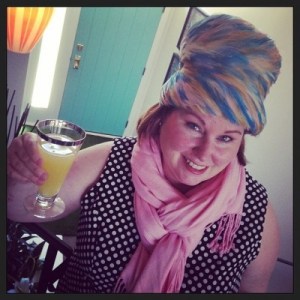 I wore Nana's 1950s or 1960s vintage hat as my 2014 Easter bonnet and it was a huge hit.