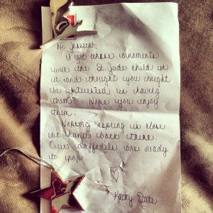 St. Jude's Christmas Oranaments featuring my cousin